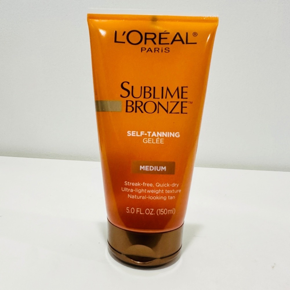 LOreal Paris Sublime Bronze Self-Tanning Gelee Medium 5oz Quick Dry Natural Tan